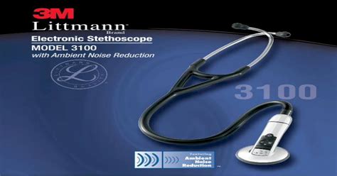 littmann electronic stethoscope 3100|littmann 3100 problems.
